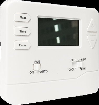 ABS Programmable Room Thermostat in White for Personalized Temperature Settings