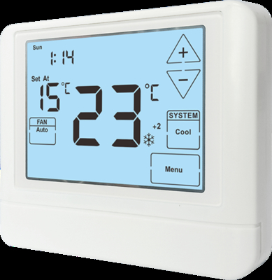 Energy-Saving ABS Room Heating Thermostat with Battery Power and Wireless Design