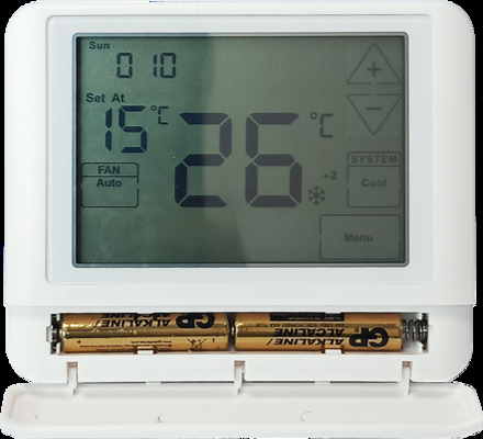 Energy-Saving ABS Room Heating Thermostat with Battery Power and Wireless Design
