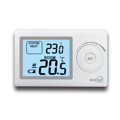 24-230V RF Room Thermostat Non-programmable with White/Customized Switchable Voltage