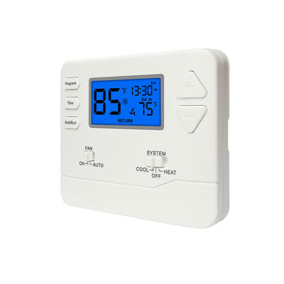 Riseem Programmable 2 Heat 2 Cool Thermostat Temperature Controller Compatibility Works With Most Heating And Cooling Systems