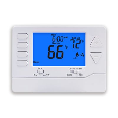 Energy-Saving 2 Heat 2 Cool Heat Pump Thermostat Load Rating 1.5 Amp Maximum All Terminals Combined