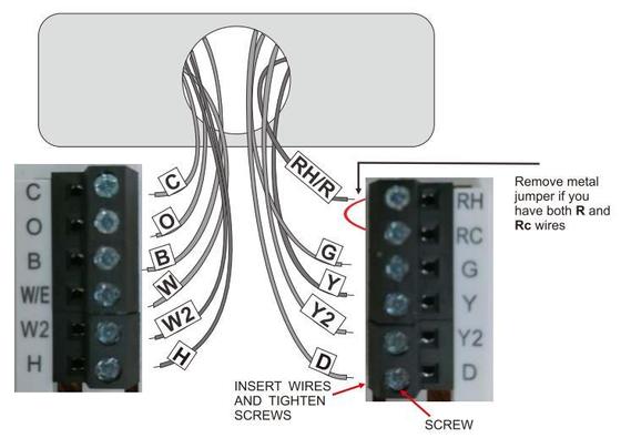 Programmable Digital Thermostat for Air Conditioner Furnace Heat Pump and IAQ STN855WHD