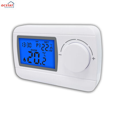 Works With Most Heating Systems RF Room Thermostat 868MHZ 7 DAY Programmable Wireless Temperature Controller for Commercial