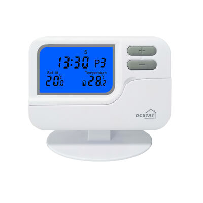 Temperature Ranges 0°C To 35°C In 0.1°C Increments Boiler Heating RF 7 Day Thermostat Featuring LCD Display Ideal For Energy Management Systems