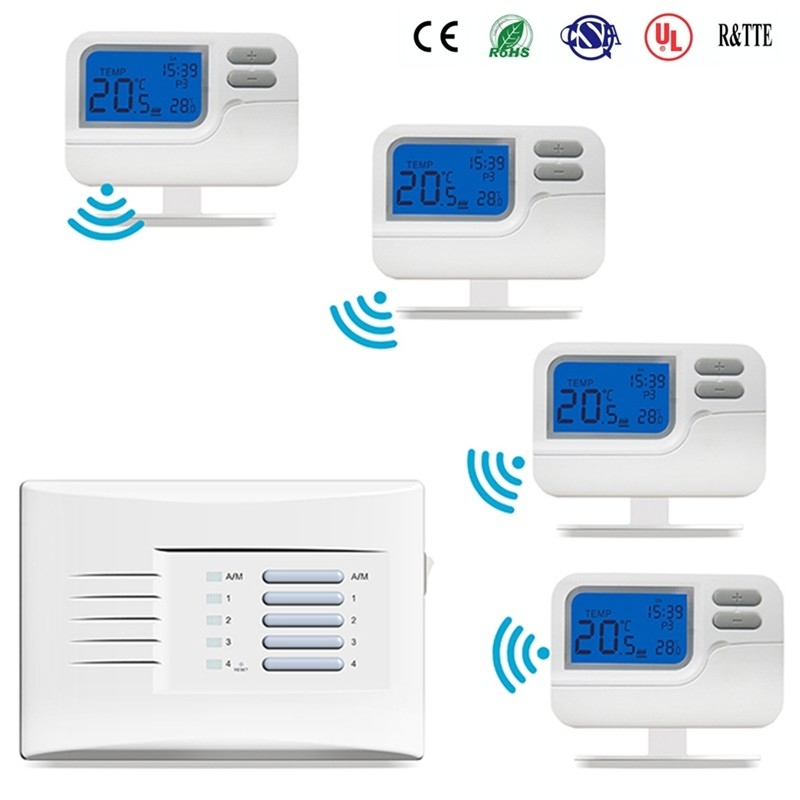 2025 Energy Saving High Quality 230V Electronic Weekly Programmable Boiler Electronic Wired Home Thermostat for Heating Control