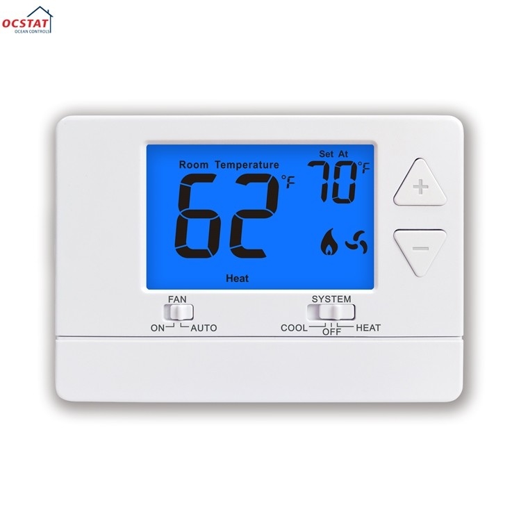 Cheap 24V Non-programmable Wired Room Home Thermostat