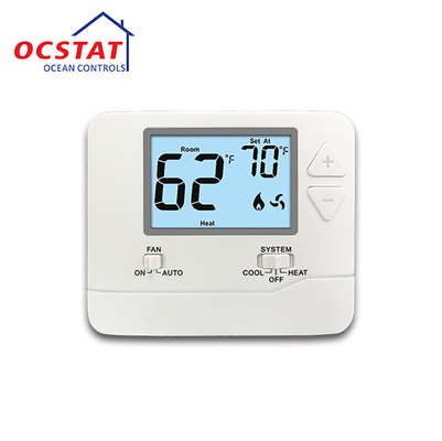 ترموستات سیمی PTAC غیر قابل برنامه ریزی PTAC 2H/1C پمپ حرارتی یا 1H/1C معمولی STN731