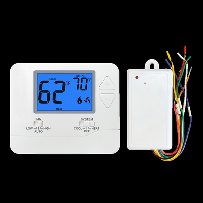 رزیم ضد آتش ABS دیجیتال بی سیم غیر قابل برنامه ریزی اتاق PTAC ترموستات برای سیستم HVAC