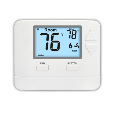 ريزم تهویه مطبوع هوشمند WIFI ترموستات دیجیتال HVAC STN701W 24V ABS سفید