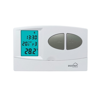 Riseem ABS اتاق گرمایش 7 روز Programmable بخار گاز ترموستات دستی EL چراغ عقب