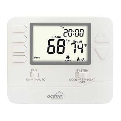 Riseem 230V الکترونیک 7 روز قابل برنامه ریزی خانه ترموستات آبی روشنایی پس زمینه رنگ سفارشی