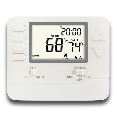 Riseem 2 گرما / 2 خنک پمپ گرما الکترونیک HVAC ترموستات با گرمایش و خنک سازی