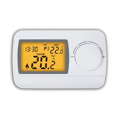 Riseem Smart Wired Room Programmable Thermostat برای دیگ بخار گاز 5-35°C صفحه نمایش دیجیتال ال سی دی
