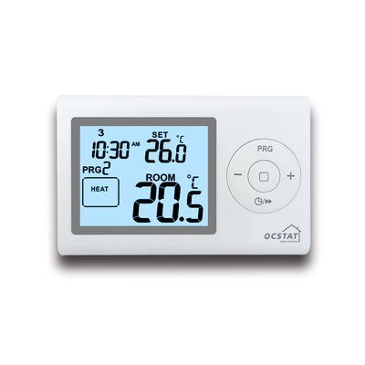 ترموستات اتاقی الکترونیکی دیجیتال سیمی LCD قابل برنامه ریزی 7 روزه 230 ولت