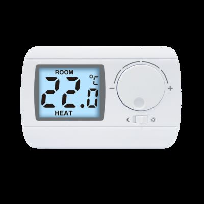 صرفه جویی در انرژی صفحه نمایش LCD 220 ولت سیم دار گرمایش غیر قابل برنامه ریزی هوشمند دمای اتاق دیجیتال