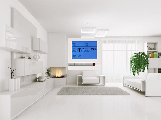 ريزم ABS+PC دمستات درجه حرارت ديجيتالي براي تهویه مطبوع رنگ قابل تنظیم