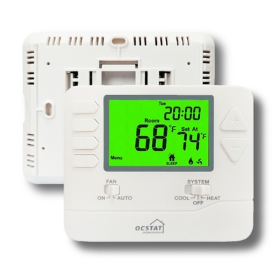 24V 50/60 HZ چند مرحله ای هفتگی ترموستات قابل برنامه ریزی برای گرمایش از کف