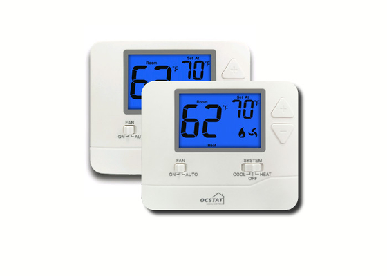 کولر گازی مرکزی HVAC ترموستات با 1 رله گرمای هومرون / 1 داغ