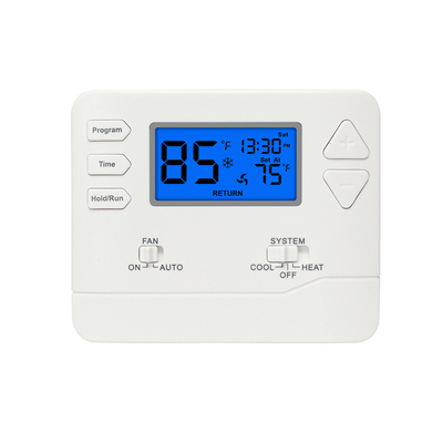 ارتفاع 1 گرما / 1 خنک 1 درجه سانتیگراد دقت 24 ولت ترموستات برنامه ریزی HVAC