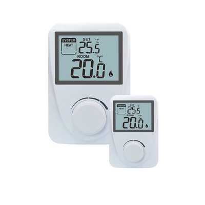 Riseem 230V LCD Display Omron Relay اتاق سیم دار ترموستات غیر قابل برنامه ریزی برای دیگ