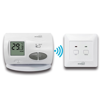 Riseem 868MHZ گرمایش زیر زمین دکمه فشار RF برق اتاق ترموستات