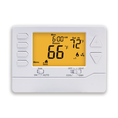 حسگر Riseem NTC 24V LCD 2 گرما 1 خنک قابل برنامه ریزی مرکز بهترین ترموستات خانگی