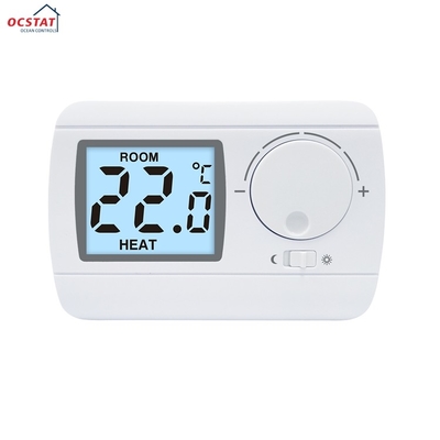 Riseem 230V LCD ABS سیستم HVAC ترموستات دقت 1 درجه برای دیگ های گاز خانگی