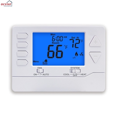 ريزم ABS 24V 7 روز ترموستات اتاق هوشمند قابل برنامه ریزی با صفحه نمایش LCD