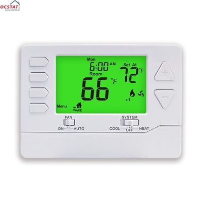 Riseem 2 Heat 2 Cool 24V کنترل دمای اتاق الکترونیکی قابل برنامه ریزی