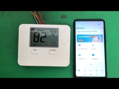 ترموستات اتاق گرمایش غیر قابل برنامه ریزی دقت 1 درجه سانتیگراد ایده آل برای مصارف تجاری و مسکونی