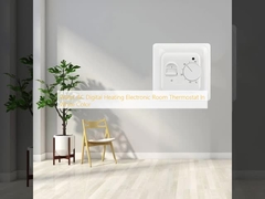 آب AC گرمایش دیجیتال ترموستات اتاق الکترونیک در رنگ سفید